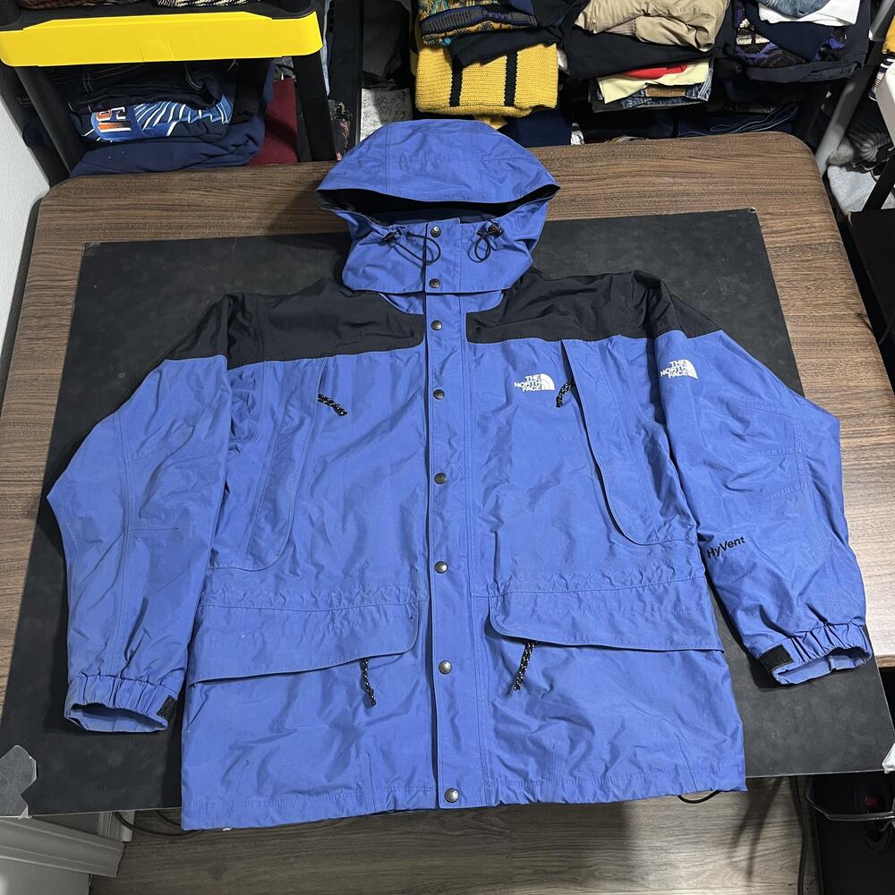 The North Face Jacket Vintage Mountain Parka Men Hooded Waterproof Shell Goretex